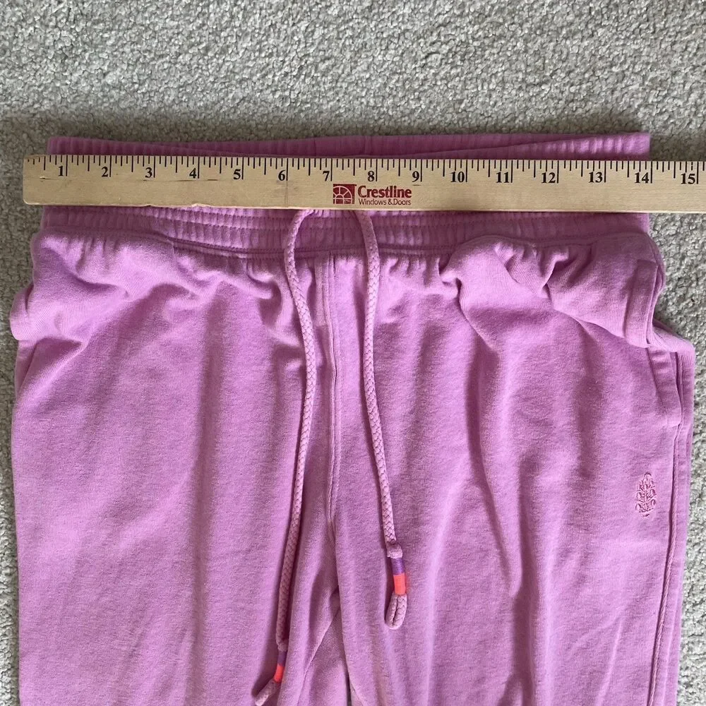 Free People Slow It Down Jogger Lounge Sweatpants Pink Boho Women's Size XS